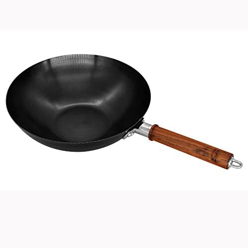Dragon Carbon Steel 12 inch Wok with Lid — photo 4
