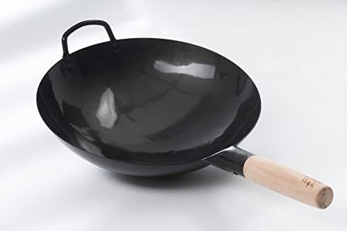 Pre seasoned black 13 inch round wok — photo 3