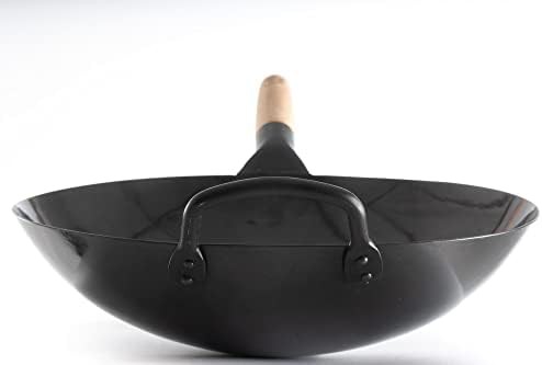 Pre seasoned black 13 inch round wok — photo 4