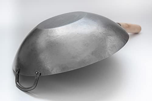 Hand hammered electric 12 inch flat wok — photo 4