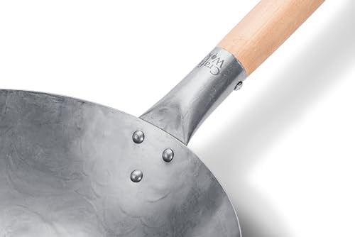 Hand hammered electric 12 inch flat wok — photo 5