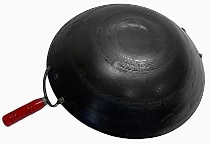 Traditional Chinese style carbon steel wok 16 in — photo 5