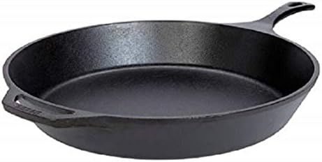 Large Cast Iron Wok and Skillet Pair — photo 5