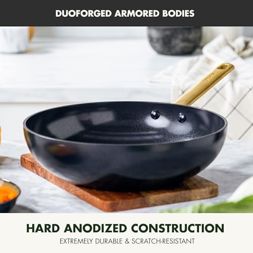 Hard Anodized 11 in Wok with Gold Handle — photo 4