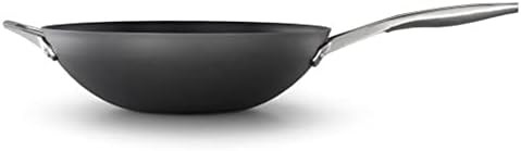 Premier Hard Anodized Nonstick Flat Bottom Wok