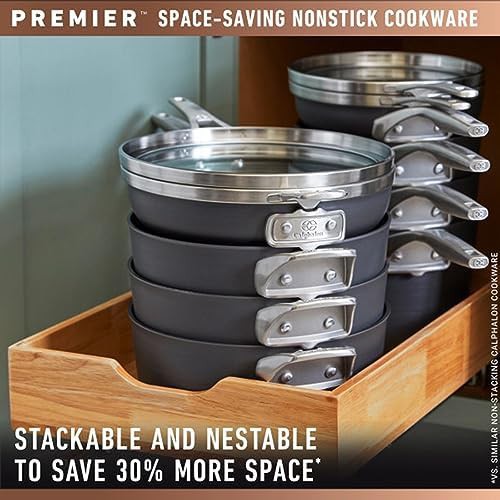 Premier Hard Anodized Nonstick Flat Bottom Wok — photo 4