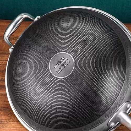 Honeycomb nonstick wok with silicone handles — photo 4