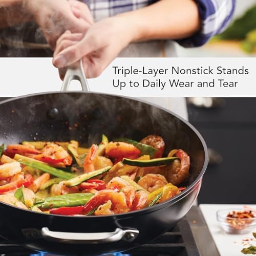 KitchenAid hard anodized nonstick stir fry wok 12.25 inch — photo 3