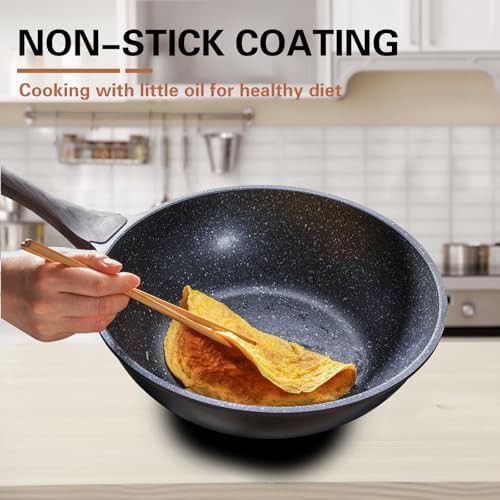 Granite Stone Nonstick Wok with Lid — photo 3