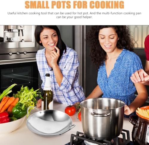 Stainless steel dual handle wok set — photo 4