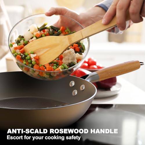 Cast iron nonstick wok with detachable handle — photo 5