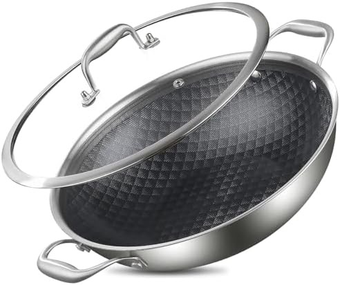 Nonstick Stainless Steel Wok and Pot