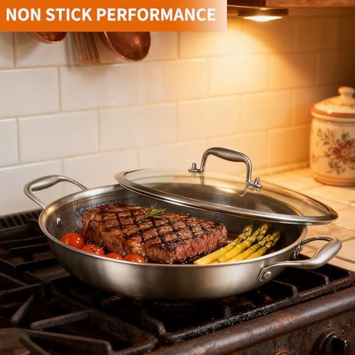 Nonstick Stainless Steel Wok and Pot — photo 4