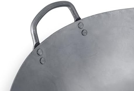 Large 18 inch canton carbon steel wok — photo 4