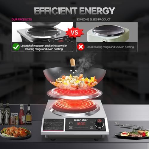 Electric induction burner and wok set — photo 5