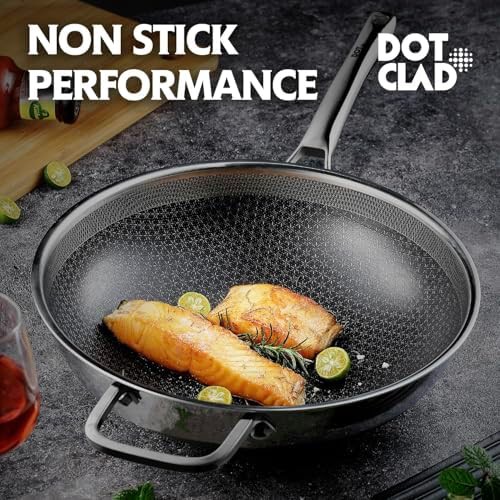 Nonstick Stainless Steel 12 Inch Wok — photo 3