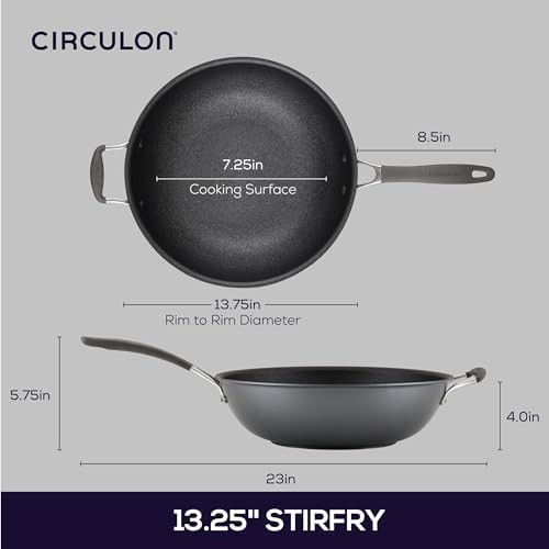 Circulon A1 Series Nonstick Induction Stir Fry Pan — photo 3