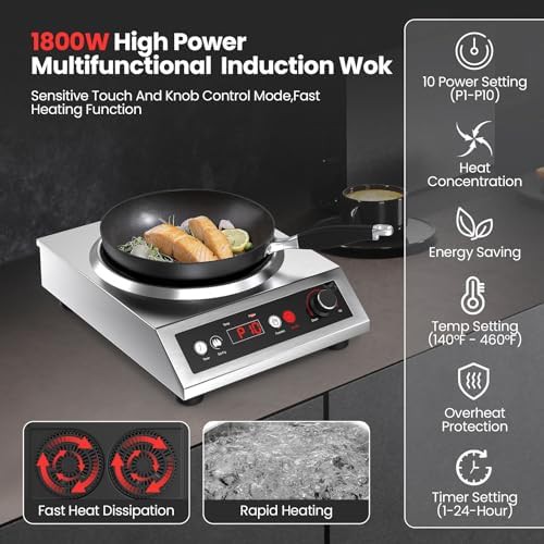 Electric Induction Wok with Concave Surface — photo 4