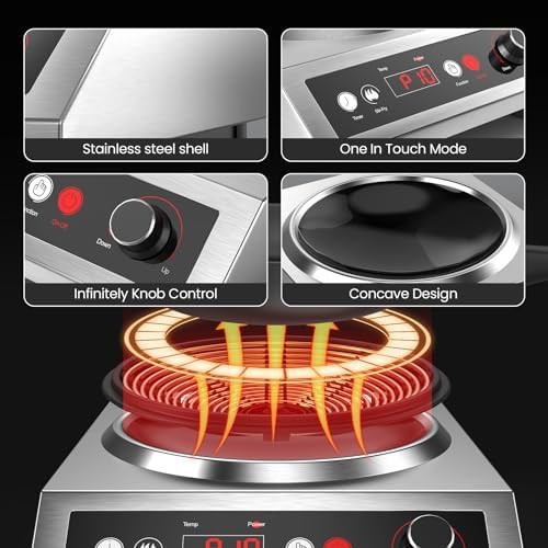 Electric Induction Wok with Concave Surface — photo 5