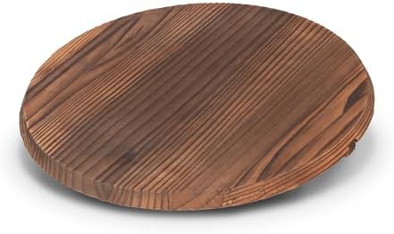 Traditional wooden lid 14 inch round wok — photo 5