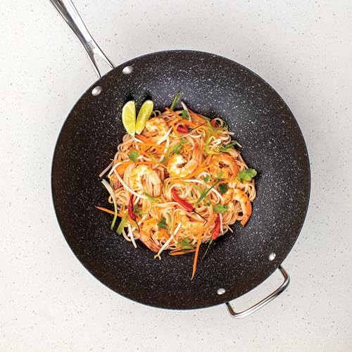 Basalt Aluminized Steel Wok with Ceramic Coating — photo 3