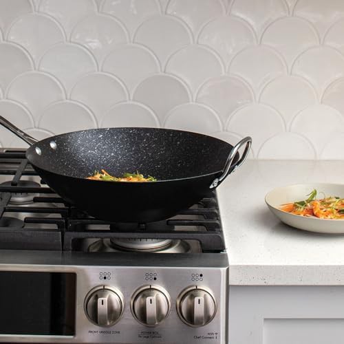 Basalt Aluminized Steel Wok with Ceramic Coating — photo 4
