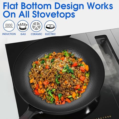 Carbon steel induction ready wok 12.5 in — photo 4