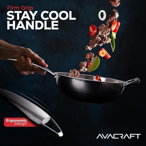 Tri-Ply Stainless Steel 10 inch Wok — photo 3