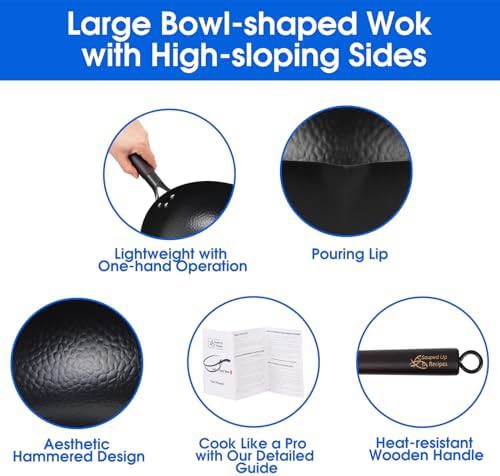 Large pre-seasoned induction wok 13.4 in — photo 5
