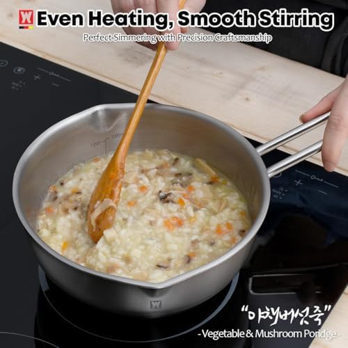 Mini stainless steel camping wok 200mm — photo 3