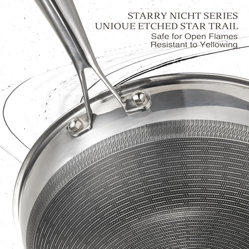 Titanium ceramic stainless steel stir fry pan — photo 4