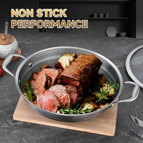 Twelve Inch Hybrid Nonstick Wok Pan — photo 5
