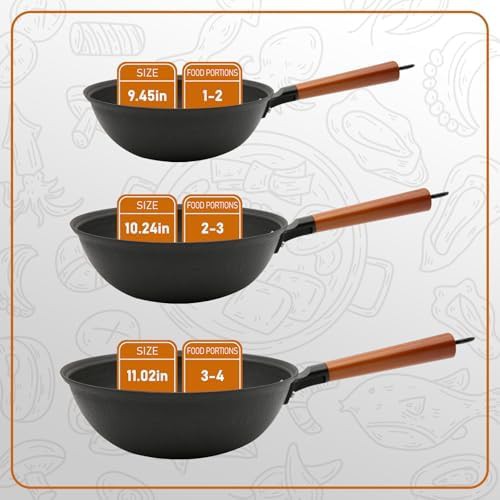 Hybrid Cast Iron Wok 10 in — photo 5