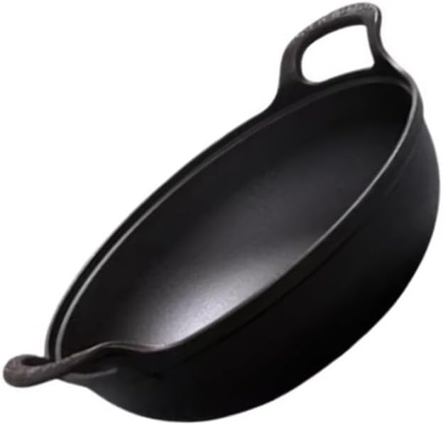 Large Pre-Seasoned Wok with Loop Handles