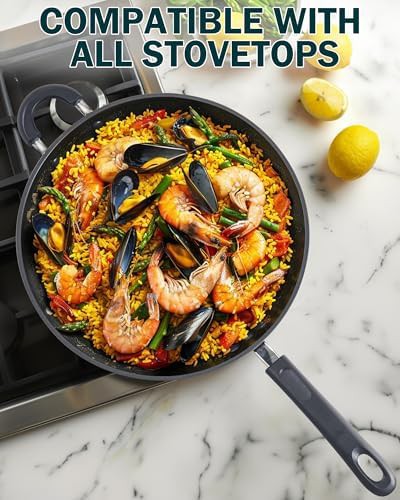 Hard anodized nonstick black wok 12 in — photo 3