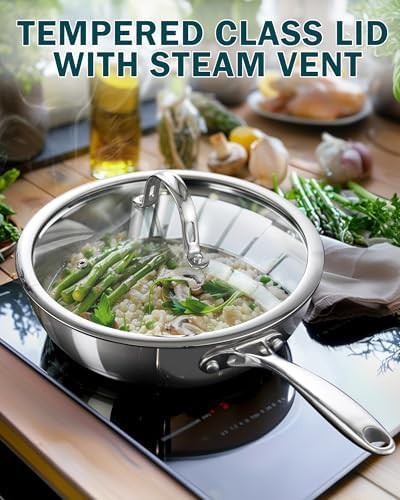 Cooks Standard 10.5-inch Silver Stainless Stir Fry Pan — photo 4