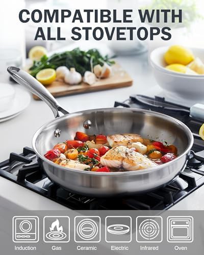 Cooks Standard Multi-Ply Clad Stainless Steel Frying Pan — photo 3