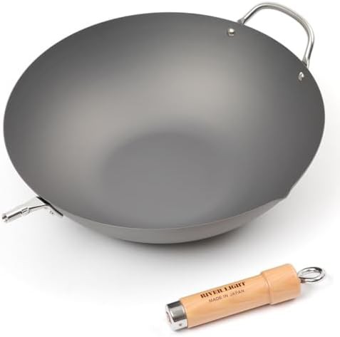 Japanese style wooden handle peking wok — photo 4