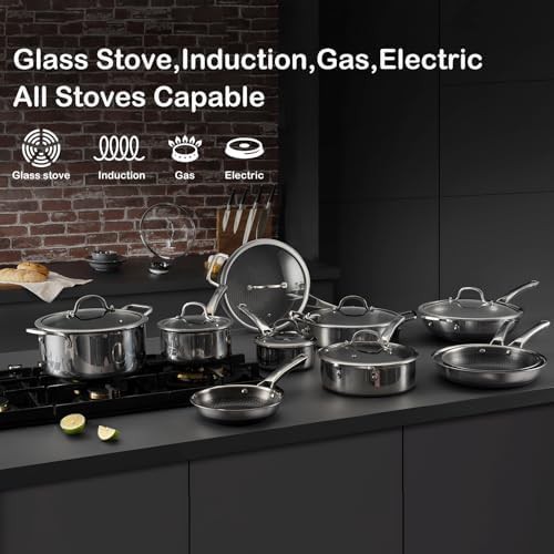Hybrid non toxic stainless steel wok 13 in — photo 4