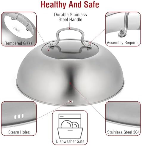 Pre-seasoned flat bottom wok 11.8 in — photo 5