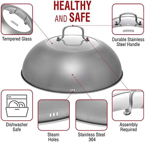Carbon steel wok with lid and tools 13.5 in — photo 5