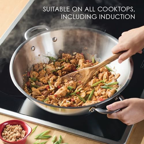 Rachael Ray professional stainless wok 14 inch — photo 5