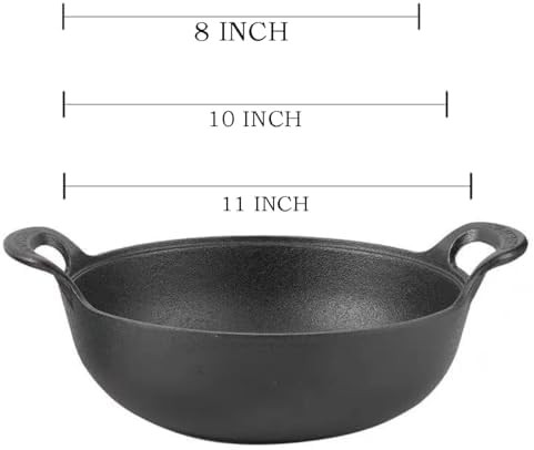 Cast Iron Induction Ready Wok with Handles 10 in — photo 5