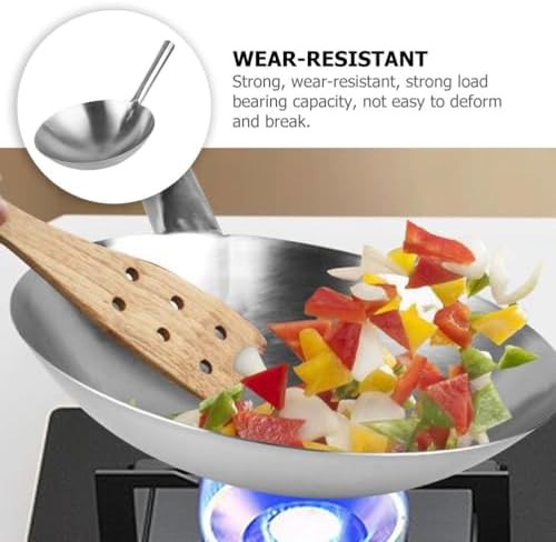 Round Bottom Stainless Steel Cooking Wok — photo 4