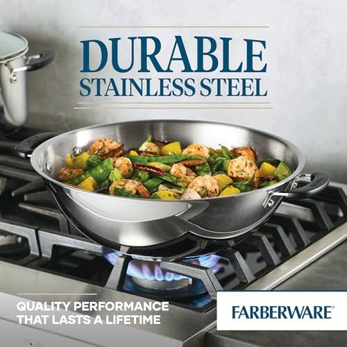 Farberware brilliance stainless steel wok 14 in — photo 4