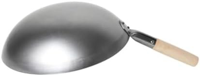 Carbon steel 14 in wok with wooden handle — photo 4