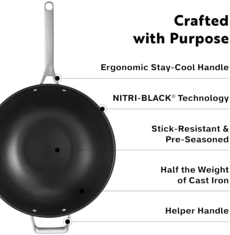 Tri-Ply Nitrided Carbon Steel Wok Pan — photo 5
