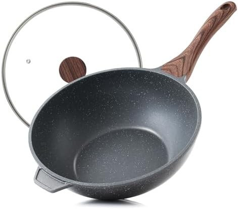Stainless Steel Nonstick Chef's Wok Pan