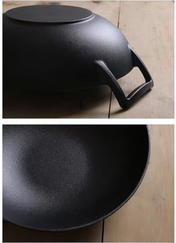 Cast iron 12 inch flat bottom wok — photo 4