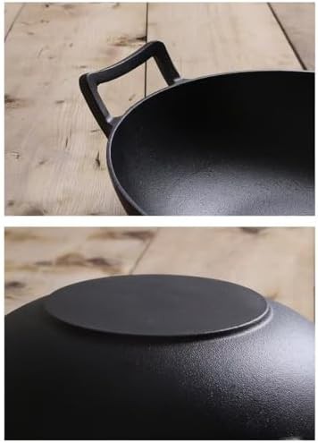 Cast iron 12 inch flat bottom wok — photo 5